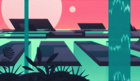 Hugo Moreno animated music video for Art Department track Walls