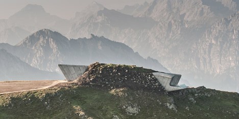 Messner Mountain Museum Corones by Zaha Hadid Architects