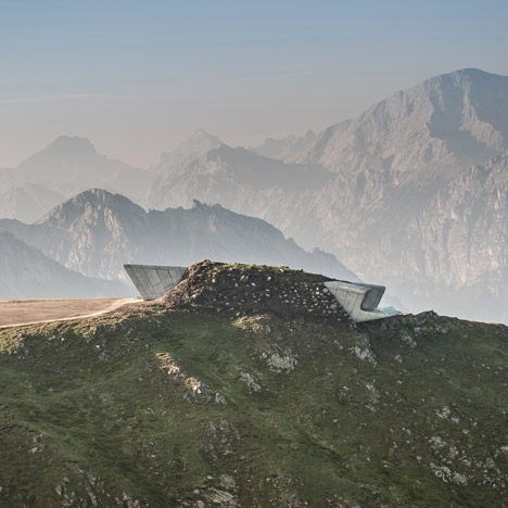 Messner Mountain Museum Corones by Zaha Hadid Architects