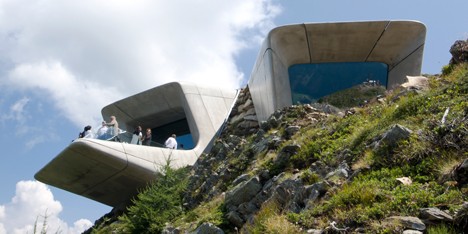 Messner Mountain Museum Corones by Zaha Hadid Architects