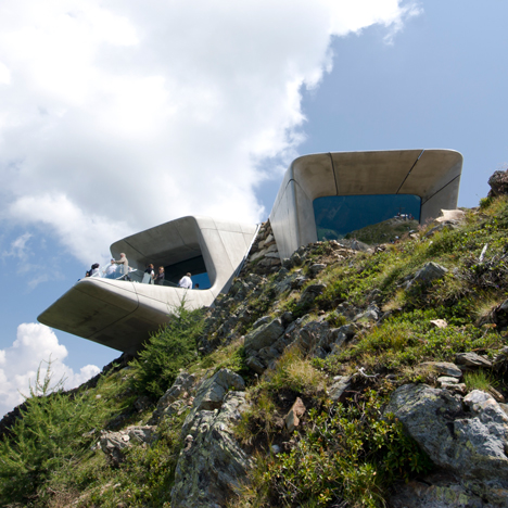 Messner Mountain Museum Corones by Zaha Hadid Architects
