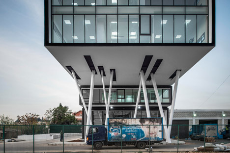 Nestle Waters Beirut Headquarters by Bernard Mallat architects