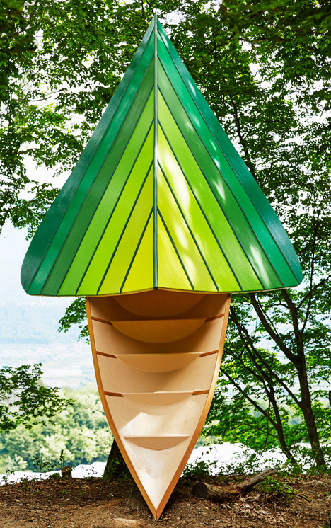 Birds Eye View pavilion by Noma Bar