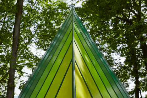 Birds Eye View pavilion by Noma Bar