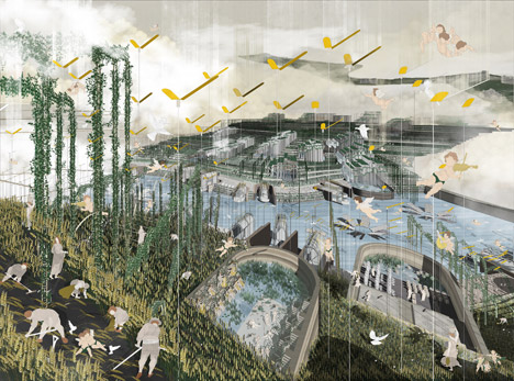 Oasis of Peace graduate project at the Bartlett by Lauren Fresle