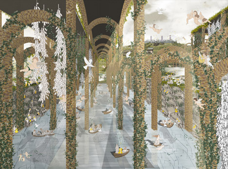 Oasis of Peace graduate project at the Bartlett by Lauren Fresle