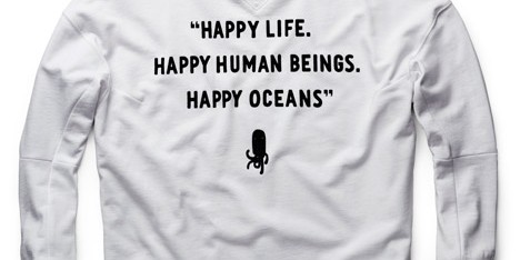 Sweatshirt made of ocean plastic by Pharrell Williams for G-Star RAW