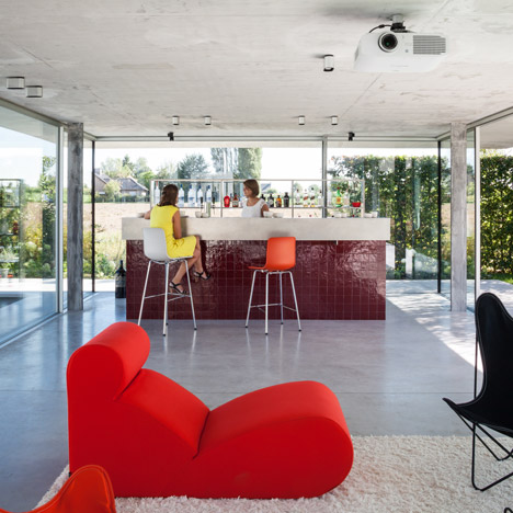 Poolhouse by Lieven Dejaeghere