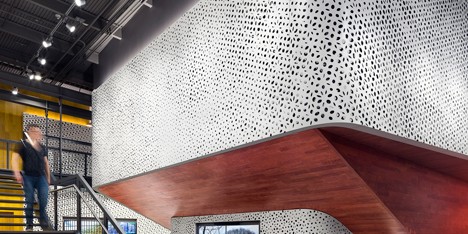 Pratt Institute new film and video building interior by WASA Studio