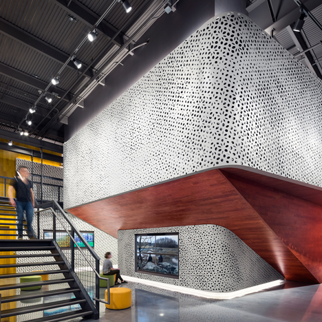 Pratt Institute new film and video building interior by WASA Studio