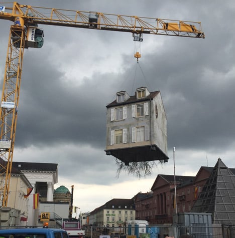 Pulled by the Roots by Leandro Erlich