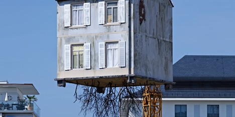 Pulled by the Roots by Leandro Erlich