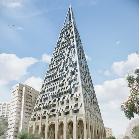 Pyramid Tower by Daniel Libeskind