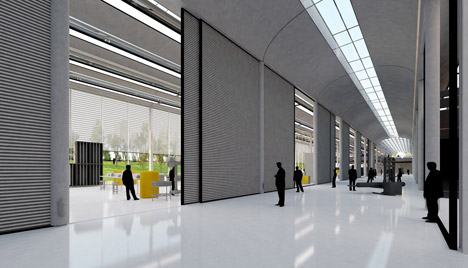 Musée du Louvre conservation facility by Rogers Stirk Harbour + Partners
