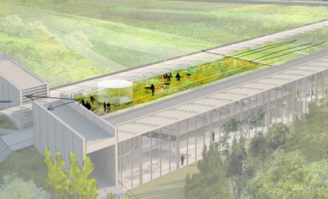 Musée du Louvre conservation facility by Rogers Stirk Harbour + Partners