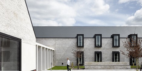 Gables and courtyards help children’s hospital building by Keppie appear more welcoming