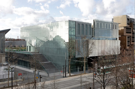 Jules Ladoumègue Sports Centre by Dietmar Feichtinger Architectes