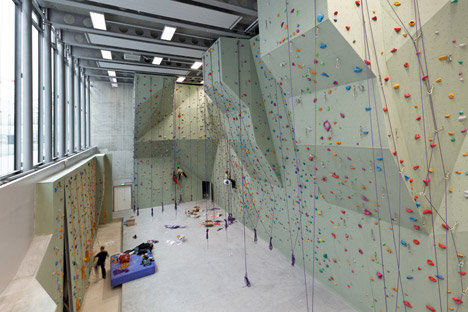 Jules Ladoumègue Sports Centre by Dietmar Feichtinger Architectes