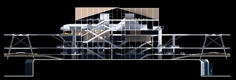 Stockholm City Airport by Alex Sutton for The Bartlett graduate show 2015