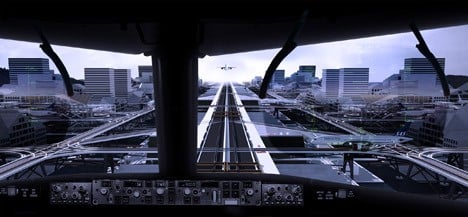 Stockholm City Airport by Alex Sutton for The Bartlett graduate show 2015