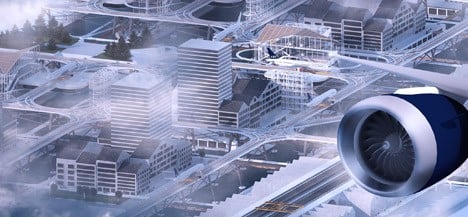 Stockholm City Airport by Alex Sutton for The Bartlett graduate show 2015
