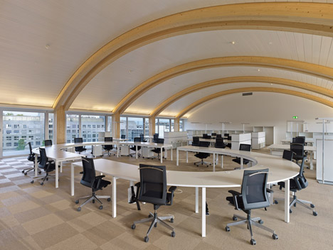 Tamedia New Office Building by Shigeru Ban
