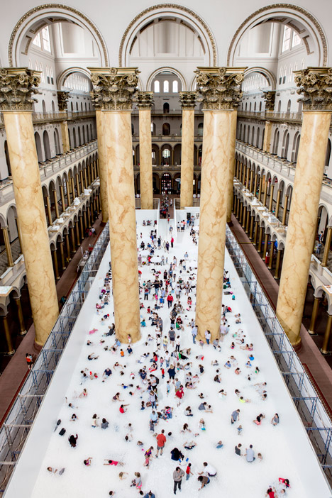 The Beach installation by Snarkitecture