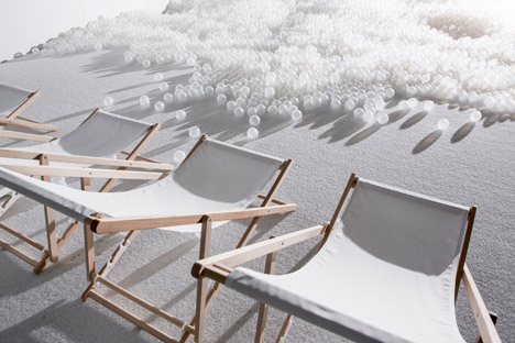 The Beach installation by Snarkitecture