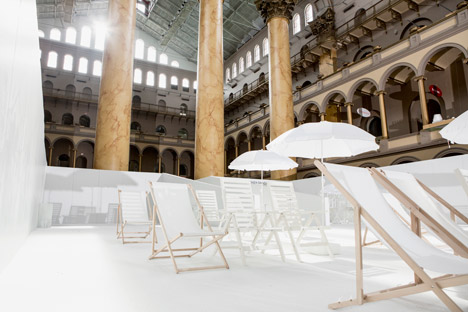 The Beach installation by Snarkitecture