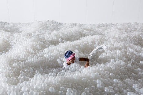 The Beach installation by Snarkitecture