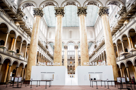 The Beach installation by Snarkitecture
