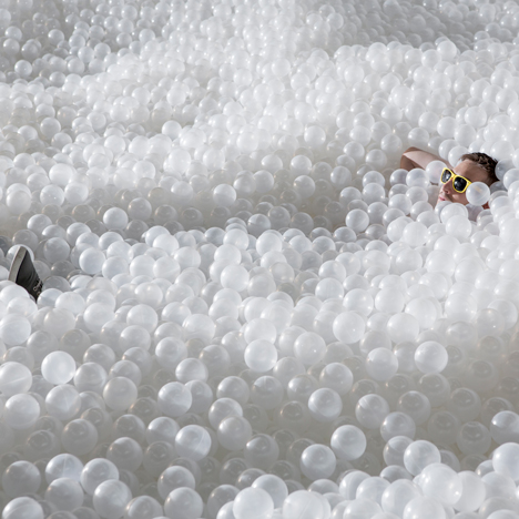 The Beach installation by Snarkitecture