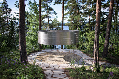 The Clearing, Memorial at Utøya by 3RW