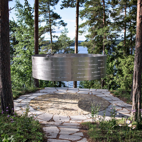 The Clearing, Memorial at Utøya by 3RW