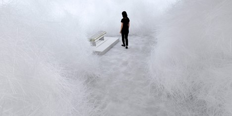 Tokujin Yoshioka uses millions of straws to recreate Tornado installation in Japan