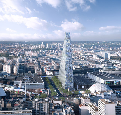 Tour Triangle skyscraper in Paris by Herzog & de Meuron