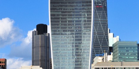 Walkie Talkie skyscraper in London