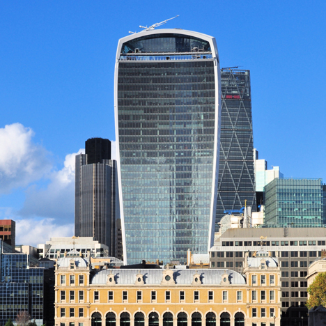 Walkie Talkie skyscraper in London