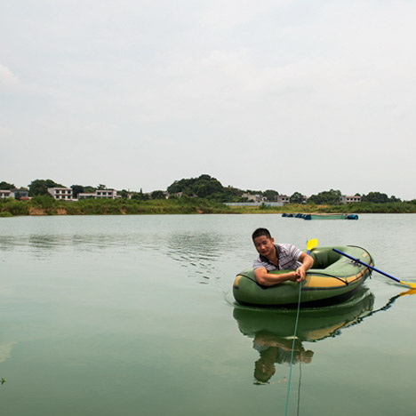 Sky City Changsha plot repurposed as a fish farm