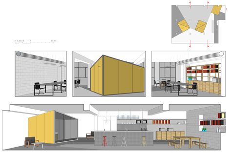 Zamness office, Barcelona by Nook Architects