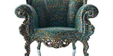 Alessandro Mendini's Proust armchair produced by Magis in plastic