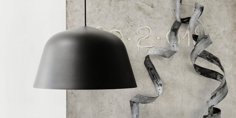 Ambit spun aluminium lamp by TAF Architects for Muuto