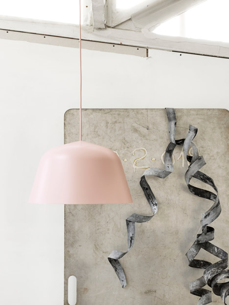 Ambit spun aluminium lamp by TAF Architects for Muuto