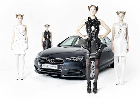 Annouk Wipprecht creates 3D-printed fashion collection for Audi