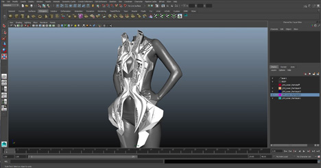 Annouk Wipprecht creates 3D-printed fashion collection for Audi