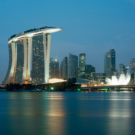 Architecture in Singapore from the Dezeen archive including Marina Bay Sands
