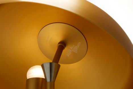 Aura lamp by Ross Gardam