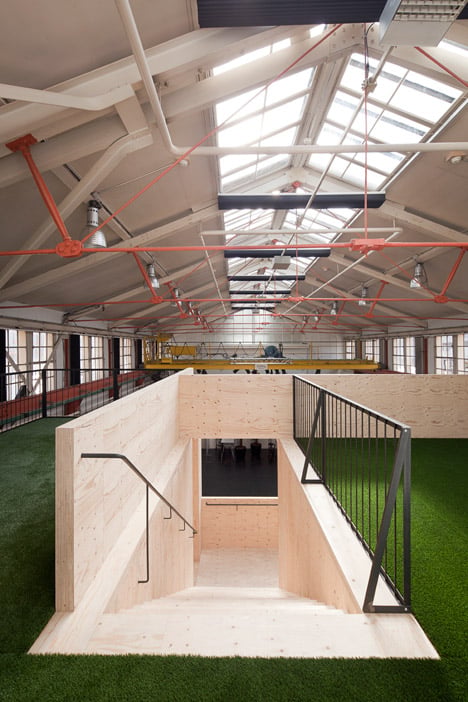 Burckhardt machine factory renovation by Stereo Architektur