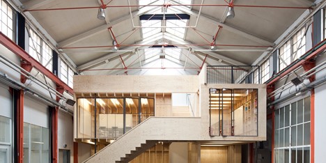 Burckhardt machine factory renovation by Stereo Architektur