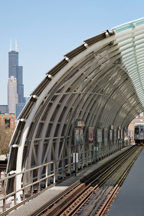 Cermak Station in Chicago by Ross Barney